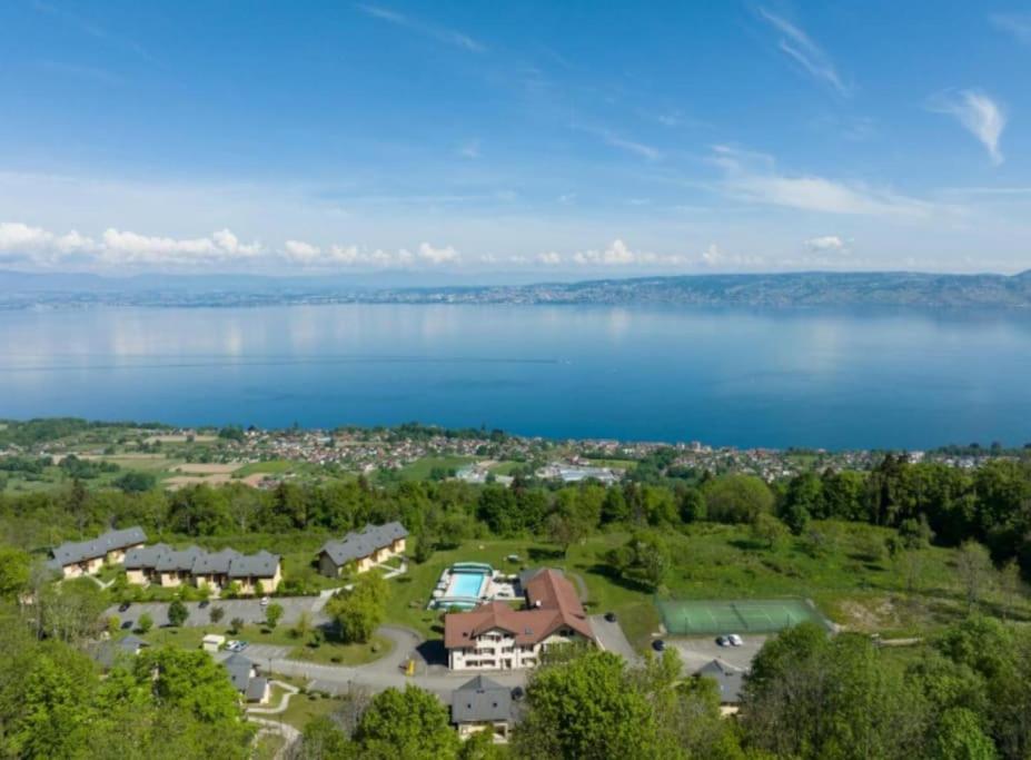 Le Garden - Ski - Vue Lac - Piscine - Parking - Evian - Thonon - Lugrin Exteriér fotografie