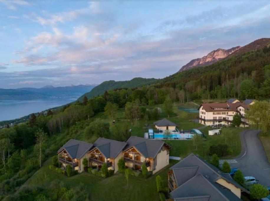 Le Garden - Ski - Vue Lac - Piscine - Parking - Evian - Thonon - Lugrin Exteriér fotografie