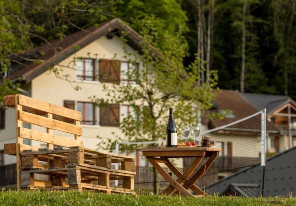 Le Garden - Ski - Vue Lac - Piscine - Parking - Evian - Thonon - Lugrin Exteriér fotografie